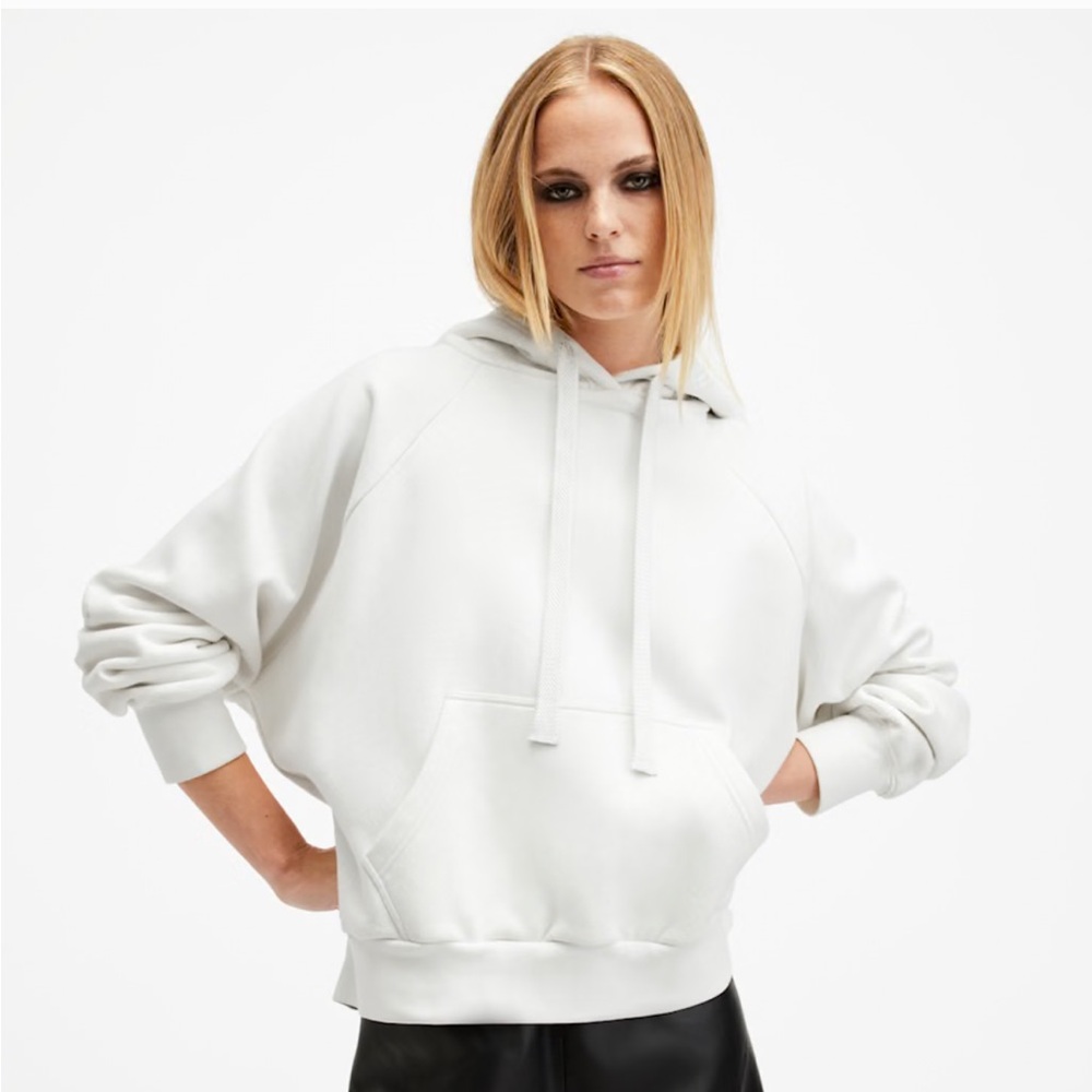 AllSaints White Talon Underground Hoodie - Picture 5 of 14